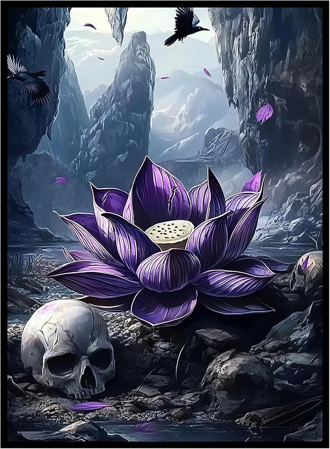 Kabinka MTG Card Sleeves - 100 Standard Size Pack Clear Front & Matte Finish Back with Lotus, Premium Sleeves for Magic The Gathering TCG