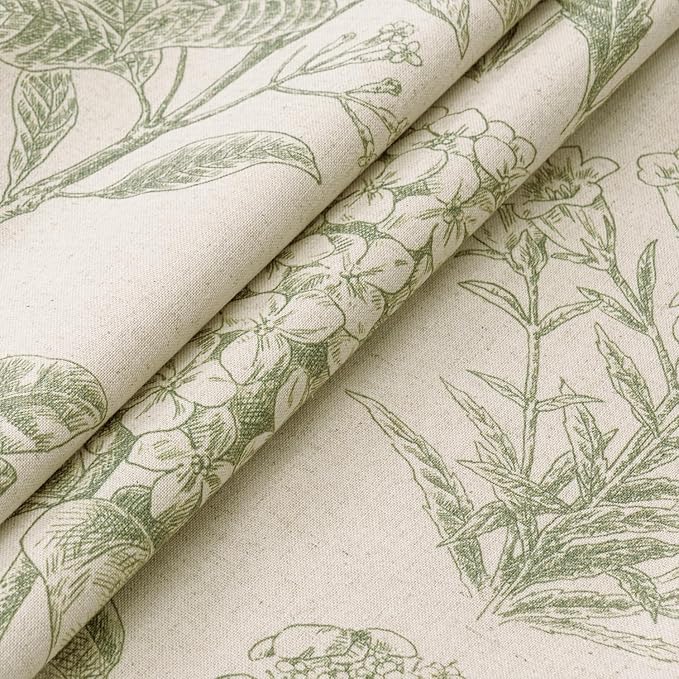 Set of 2 Decorative Floral Pillow Covers 22x22 Inch Sage Green | Neutral Hydrangea Print, Boho Vintage Throw Cushion Covers, Cottagecore Home Decor, for Sofa Couch Porch Bedroom Living Room