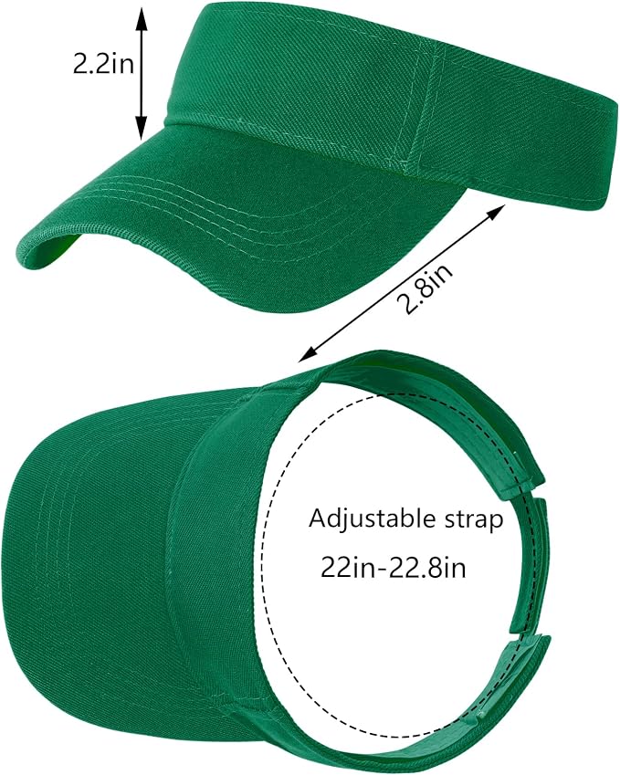 Marrywindix 1 Piece of Sport Wear Athletic Visor Sun Sports Visor Hat Visor Adjustable Cap for Women and Men