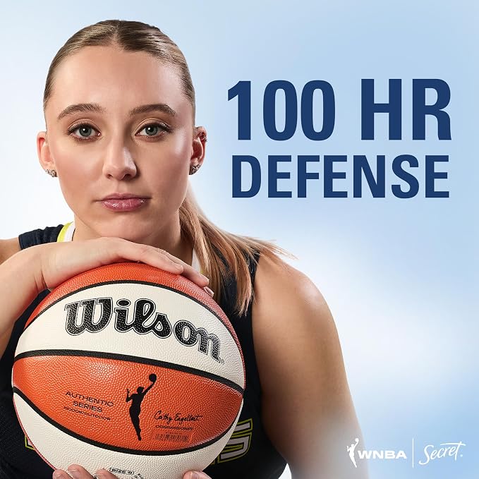 Secret Clinical Strength 100HR Defense, Invisible Solid Antiperspirant Deodorant for Women, Paige Bueckers Edition, Triple Threat Sweat Protection, Hyaluronic Acid, Buzzer Beater Berry Scent, 2.6 oz