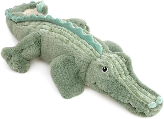 MON AMI Jagger The Alligator Stuffed Animal 20”, Green Plush Alligator, Reptile Plush Toy, for Kids of All Ages