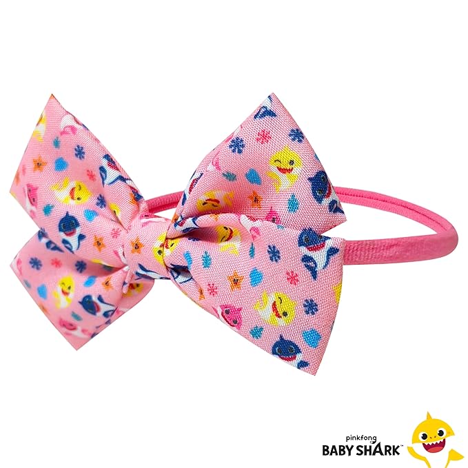 LUV HER Adorable Baby Headband Bows - Soft Elastic Newborn Girl Essentials - Colorful Printed Headbands for Baby Girls
