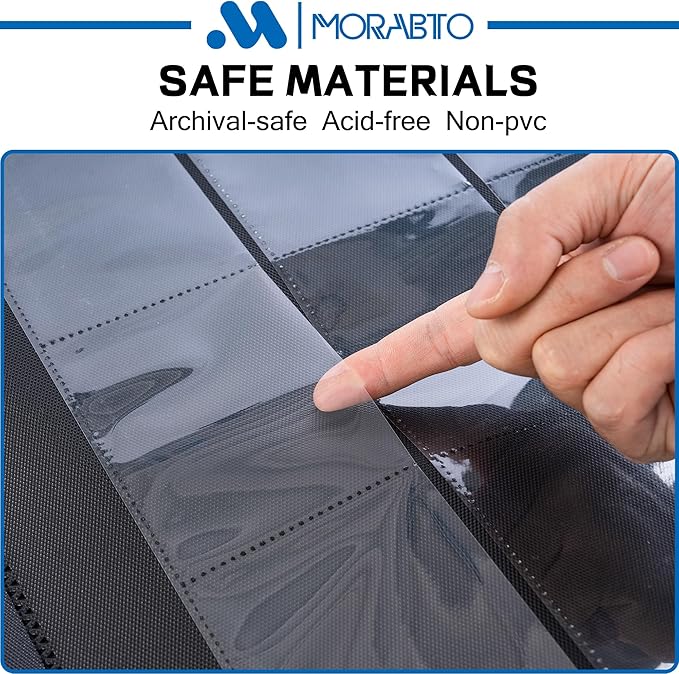 Top Loader Binder, Holds 324 Top Loaders,9 Pocket Top Loader Binders for 3" x 4" Rigid Cards,Top Loader Card Binder for Hard Plastic Top Loaders -Dark Purple