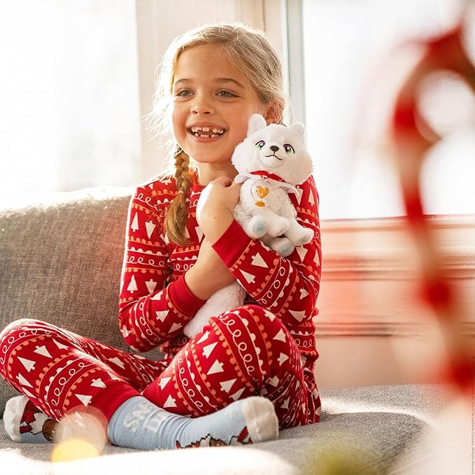 Elf Pets: an Arctic Fox Tradition - Huggable Elf Pet Arctic Fox Stuffed Animal - Includes Beautifully Illustrated Hardbound Storybook, Mini Snow Globe Charm and Official Adoption Certificate.