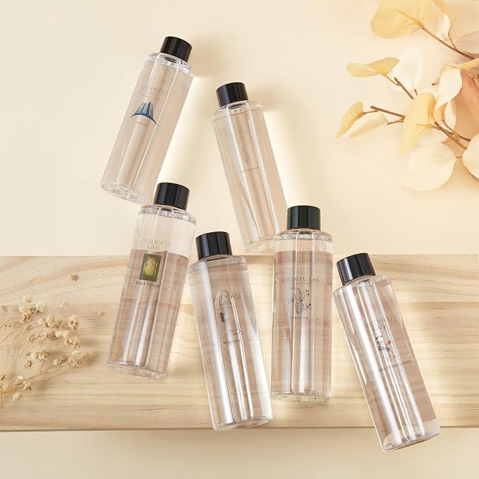 Eucalyptus Diffuser Refill Scented Oil 6.76 fl oz Natural Essential Oil - Best for Farmhouse Bathroom Decor, Air Diffuser, 0% Alcohol, Non Toxic Air Freshener