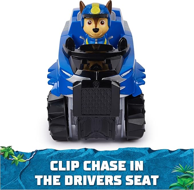 Paw Patrol Jungle Pups, Chase Tiger Vehicle, Toy Truck with Collectible Action Figure, Kids Toys for Boys & Girls Ages 3 and Up