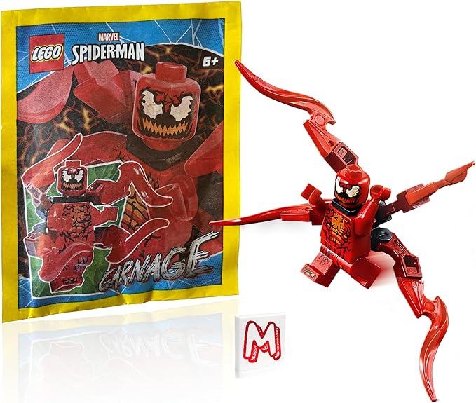 LEGO Super Heroes Marvel Spider-Man Minifigure - Carnage with Red Appendages (Limited Edition) 76173