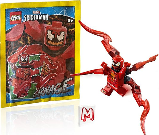 LEGO Super Heroes Marvel Spider-Man Minifigure - Carnage with Red Appendages (Limited Edition) 76173