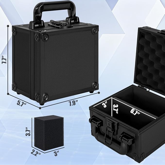 Toploader Storage Box for 3" x 4" 35pt Rigid Card，Top Loader Cards Hard Carrying Case ，Sports Card Storage Boxes for Trading Cards, Top Loaders Holder (Holds 180+ Toploaders)