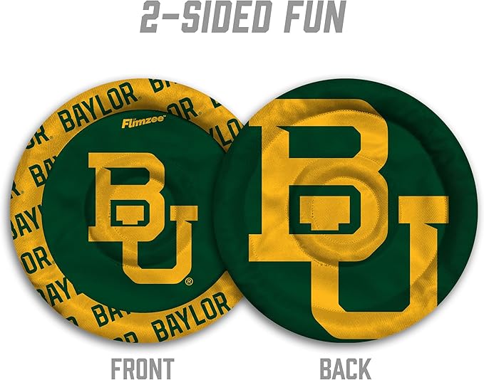 YouTheFan NCAA Baylor Bears Flimzee Bean-Bag Flying Disc