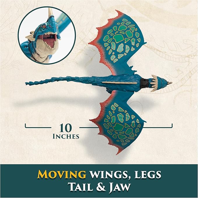 Dreamworks Dragons, How to Train Your Dragon, Deadly Nadder & Astrid, Viking Duo Action Figures, Kids Toys for Boys Ages 4 and up