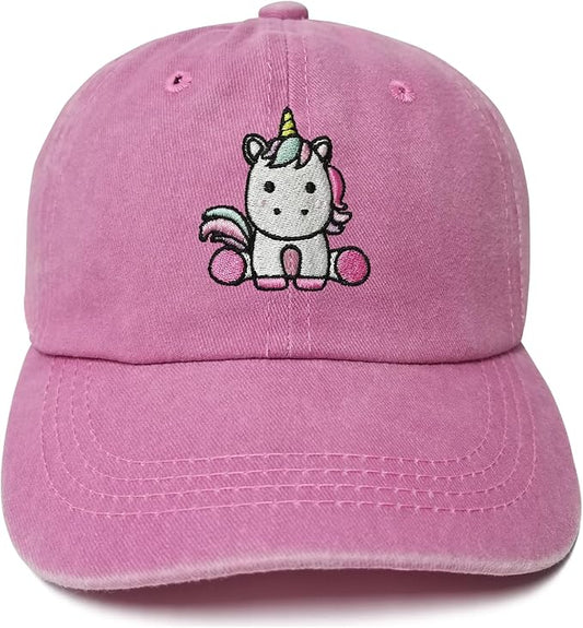 Embroidered Animal Baseball Hats for Boy and Girl