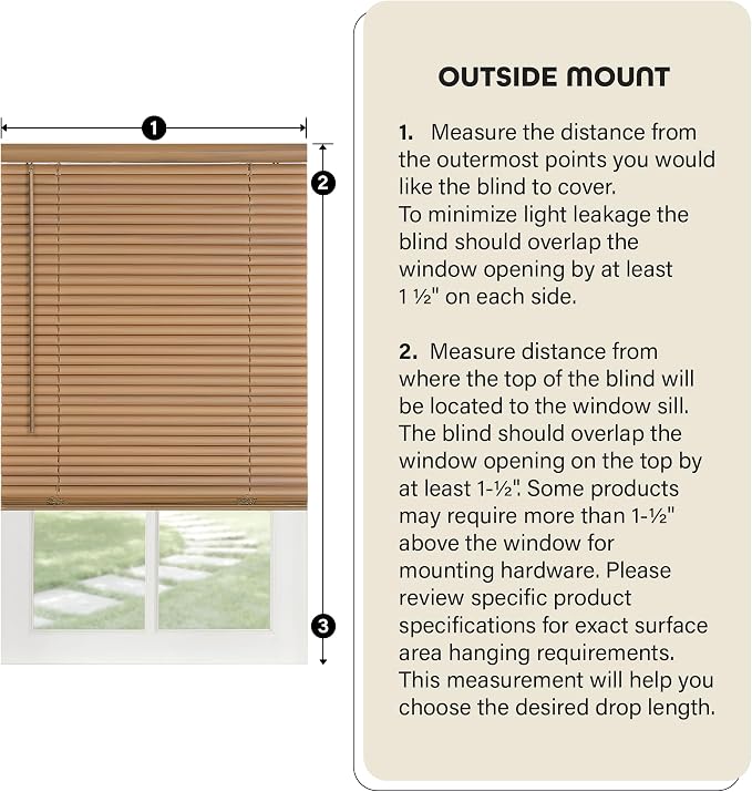 Cordless Light Filtering Mini Blind - 35 Inch Width, 72 Inch Length, 1" Slat Size - Black - Cordless GII Morningstar Horizontal Windows Blinds for Interior by Achim Home Decor