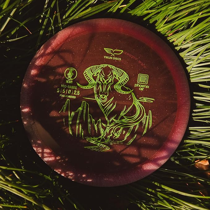 Yikun Midrange Disc Golf Disc-Overstabel Golf Mid-Range,PDGA Approved Great for Competition,Leisure and Entertainment
