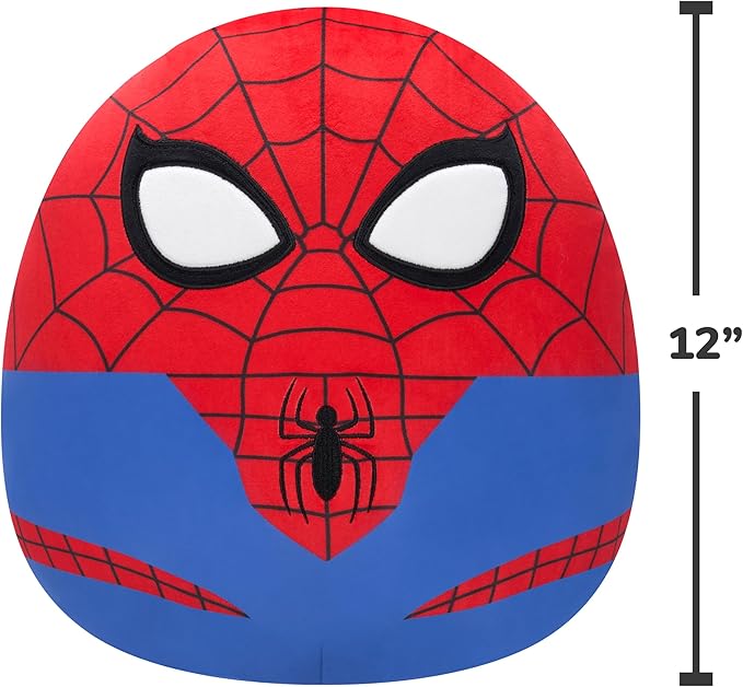 Squishmallows Original 12in Marvel Spider-Man Plush (Medium-Sized)