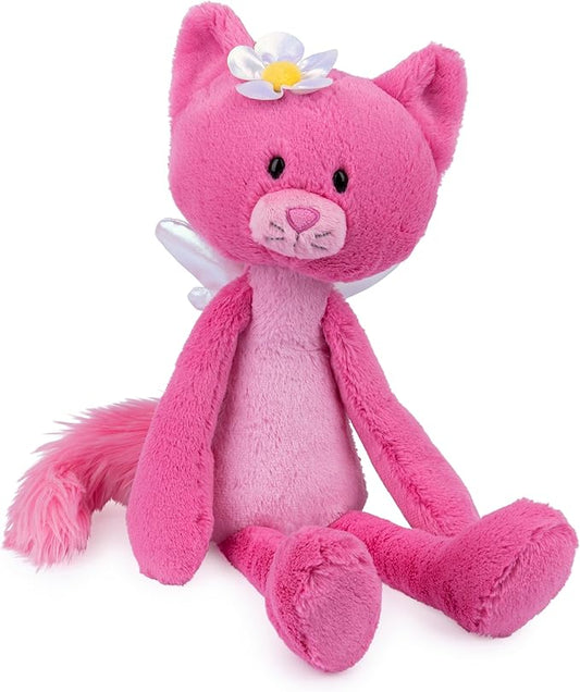 GUND Take Along Friends, Maeve Rose Fairy Cat Plush Toy, Cat Stuffed Animal for Ages 1 and Up, Pink, 15”
