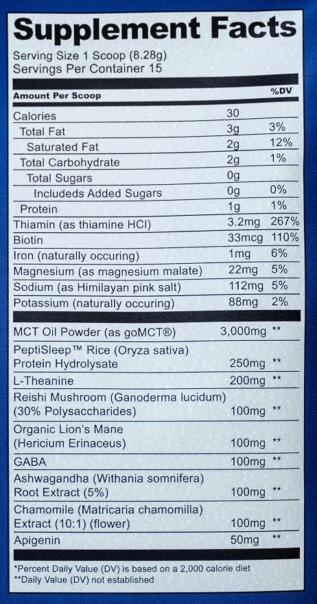 Kreatures of Habit KREATURE'S Sleep Elixir, Chocolate | Sugar-Free, With Ashwagandha, Chamomile, GABA, L-Theanine, Reishi & Magnesium, Sleep Support