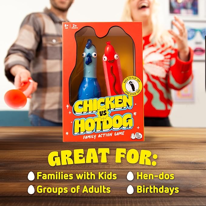 Big Potato Chicken vs Hotdog: Funniest Party Game You'll Ever Play | Silly Flippin' Fun for Family, Adults and Kids | Bonus Content Included