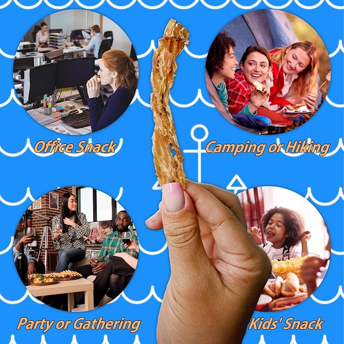 Gangwon Grilled Dried Squid Snack, Korean Squid Jerky, 11g Protein, 9.17oz | Grilled dried squid jerky · Resealable bag · High-protein Korean seafood snack for adults & kids · Authentic K-snack