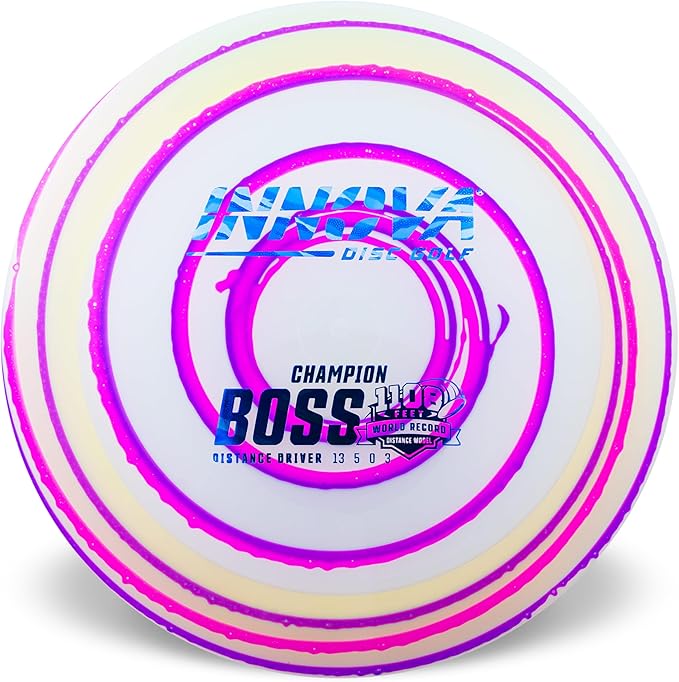 Innova I-Dye Champion Boss Max Distance Disc Golf Driver - Colors and Designs Will Vary