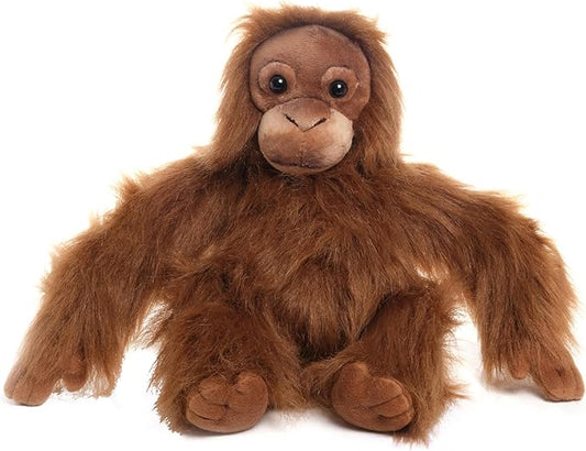 Bearington Orangutan Plush - Soft Cuddle Friend & Plush Toys - Lifelike Features & Orangutan Stuffed Animal - Fun Playtime Companion & Stuffed Monkey - Ranga, 15 in