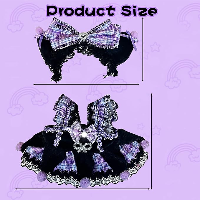 Clothes Fit for 17CM Doll, Fashion Doll Clothes Outfit Set Cute Theme Designer Toys Dress Accessories for Collector Fans Display (Romi)