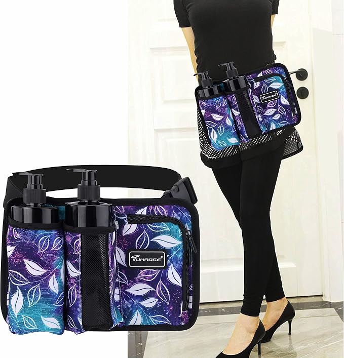 Tuhaoge Massage Bottle Bag Massage Oil Holster Lotion Holster Massage Therapist Massage Oil Holster Massage Lotion (TH3kd- LSbaiSY)
