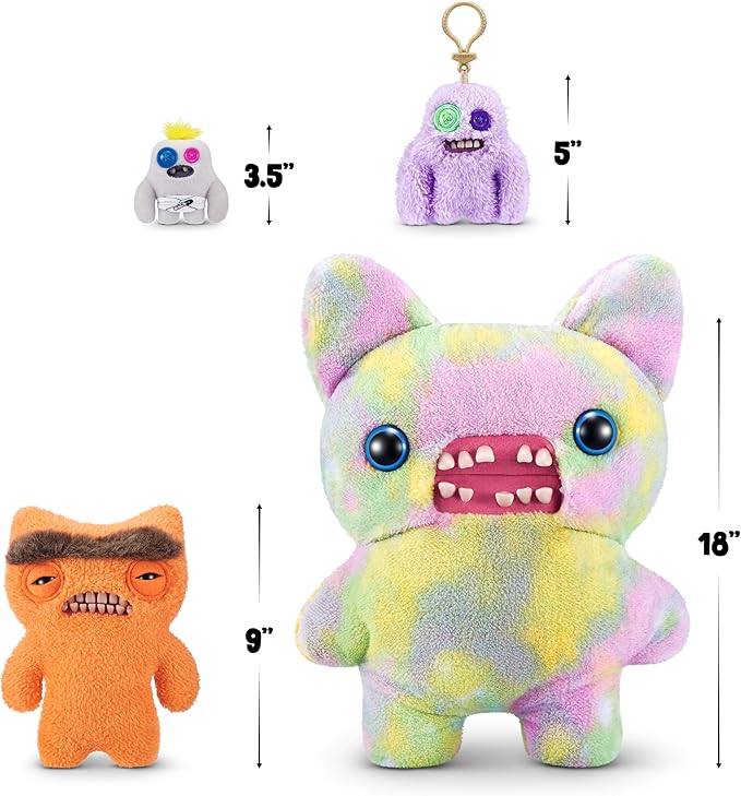 Hairy Fuggs 9-inch Series 1 by ZURU, Funny Ugly Monster Plush Toy