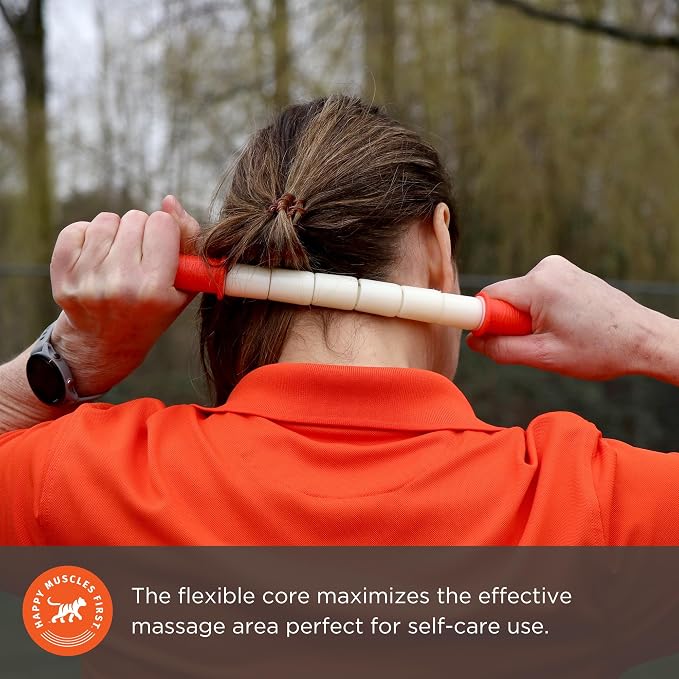 Tiger Tail The Stick - Bendy 15” Flexible Muscle Roller Stick for Myofascial Release & Trigger Points - Bendable Deep Tissue Massager for Legs, Back, Shoulders - Relieve Soreness & Improve Recovery