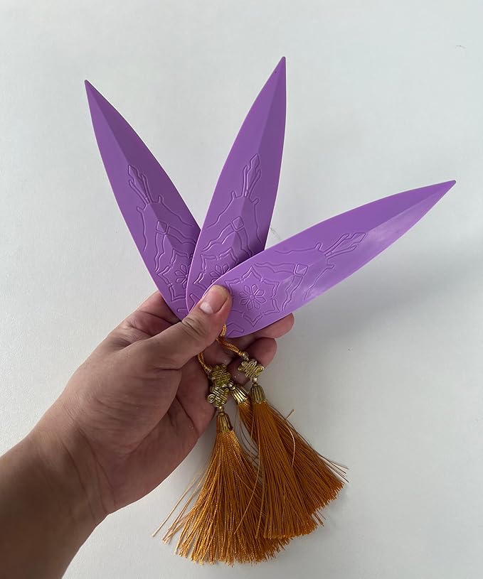 Costume Weapons for Hunter Zoey Cosplay: Anime Merch 6" Darts 3-Pack - Outfit Accessories Prop