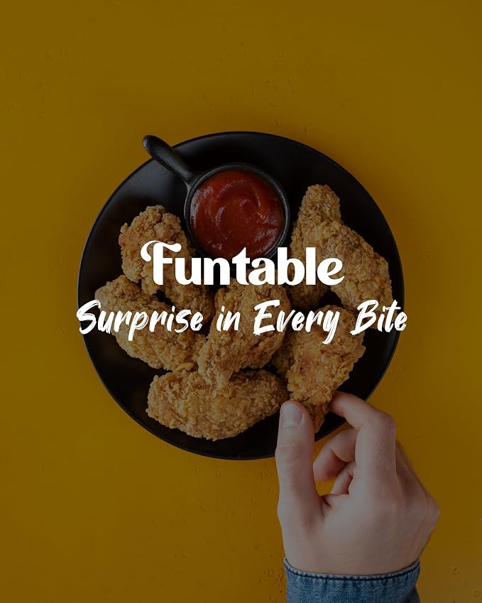 Funtable Halal Korean Fried Chicken Sauce - Sweet & Tangy, 8.8 oz | Sticky Glaze for Wings, Nuggets and BBQ; Ready-to-Use Dipping and Cooking Condiment Inspired by Authentic K-Food Flavors