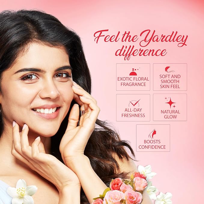 Yardley Red Rose Perfumed Talc 250 g