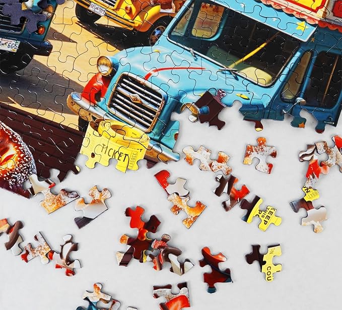 Springbok State Fair 500 Piece Jigsaw Puzzle for Adults - Unique Cut Pieces - Made in USA