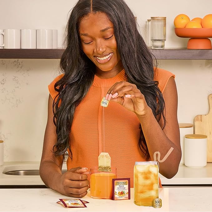 Twinings Assorted Caffeine-Free, Herbal and Caffeinated Black Tea Bag Sampler (40 Count) 40 Flavour Boxed Variety Gift Set