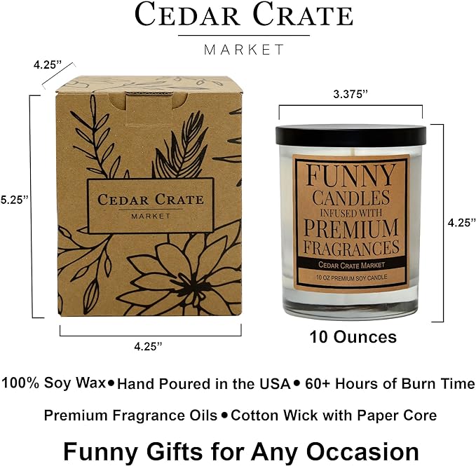 New Parents Gifts for Couples, Her, Him, Gender Reveal Gifts for Parents to Be, New Mom, Dad, Pregnancy, Unique Present for Expecting Mom, Dad, Mother's Day & Father's Day, 100% Soy Wax - Made in USA