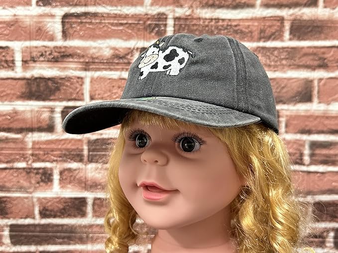 Embroidered Animal Baseball Hats for Boy and Girl