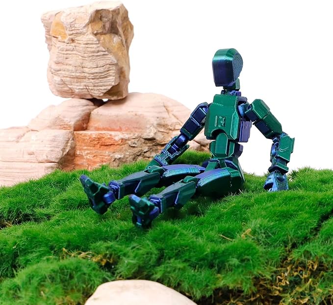 T13 Action Figure Titan 13 3D Printed Action Figure Lucky 13 Dummy 13 with Nipper