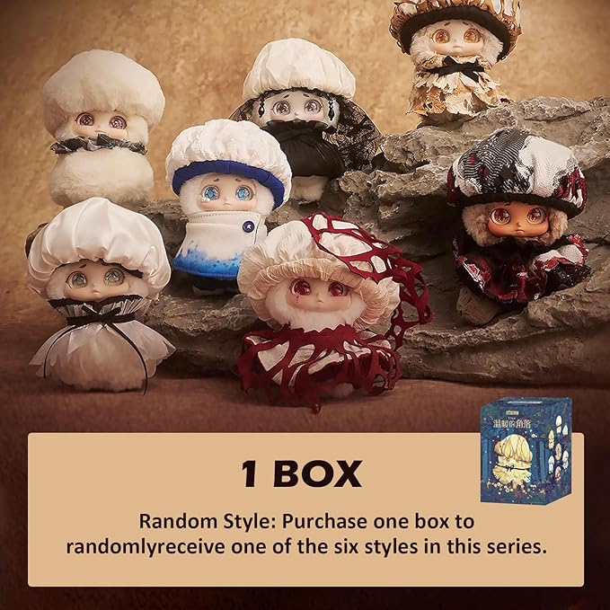 CALEMBOU Plush Doll Blind Box Figures, Timeshare Cino Warm Corner Series Stuffed Blind Plush, Kawaii Mystery Box Plushies, Collectible for Birthday