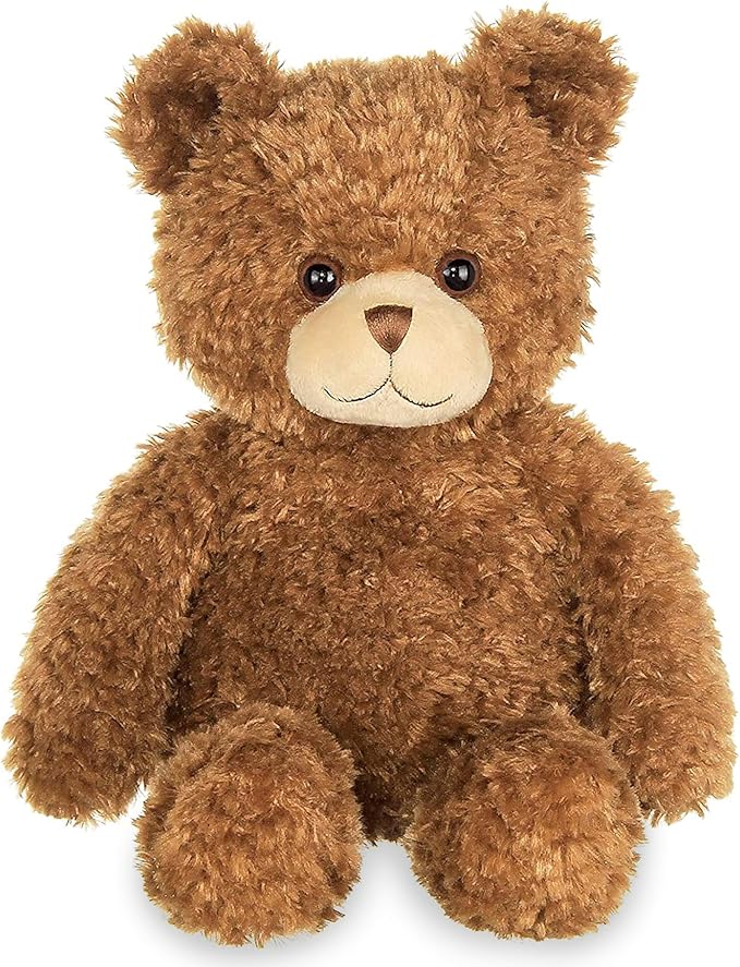 Bearington Collection Eddie The Teddy Bear Plush Stuffed Animal, 15 Inch Classic Brown Bear for Boys and Girls