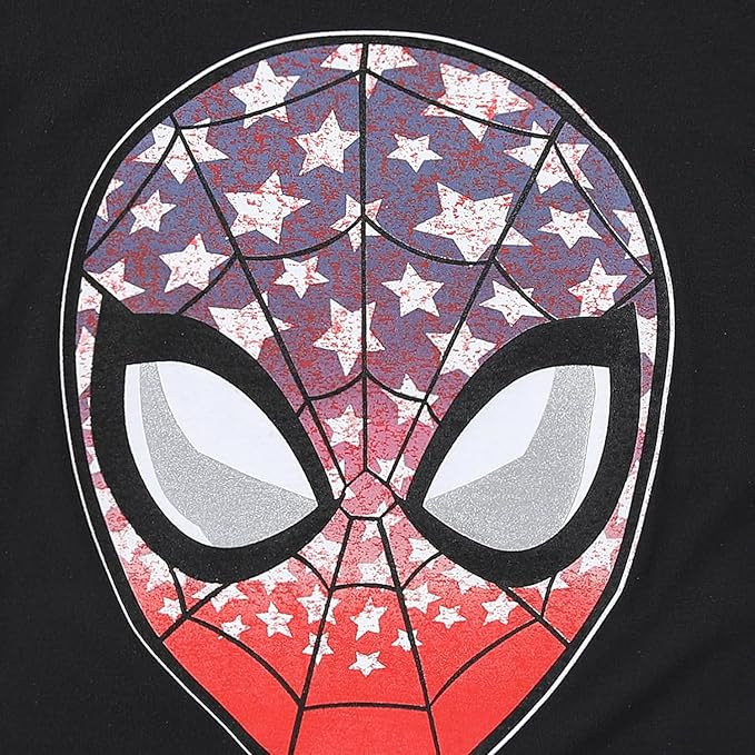 Marvel Spider-Man Boys Short Sleeve T-Shirt and Shorts Set for Big Kids