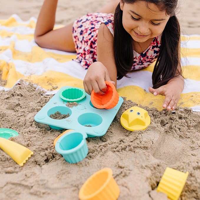 Melissa & Doug Sunny Patch Seaside Sidekicks Sand Cupcake Play Set