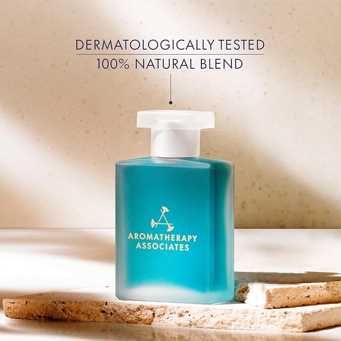 Aromatherapy Associates Calm Confidence Bath & Shower Oil, 55ml, Aromatherapy Body Oil with Blue Tansy, Sandalwood & Jasmine to Rebalance & Empower, Vegan