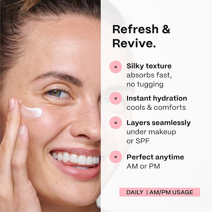 Mad Hippie Eye Cream - Anti-Aging Under Eye Cream for Dark Circles and Puffiness with Niacinamide, Peptides, Kakadu Plum & Licorice, Eye Treatment with Skin-Brightening Vitamin C, 0.5 Oz (Pack of 2)
