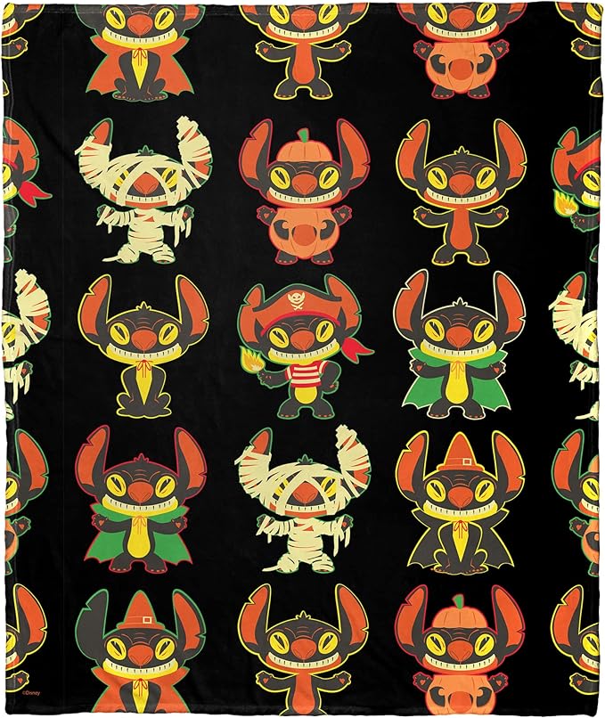 Northwest Lilo and Stitch Silk Touch Throw Blanket, 50" x 60", Stitch Costumes