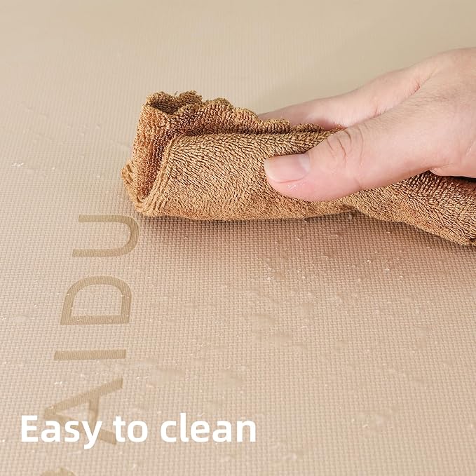 PAIDU Yoga Mat Non Slip Anti-tear,extra thick-2/5 inch（10MM）High Resiliency Professional POE Yoga Mats for Women Men Kids,72"x24"inch,Workout, Yoga, Pilates and Floor Exercise, with Carrier Strap