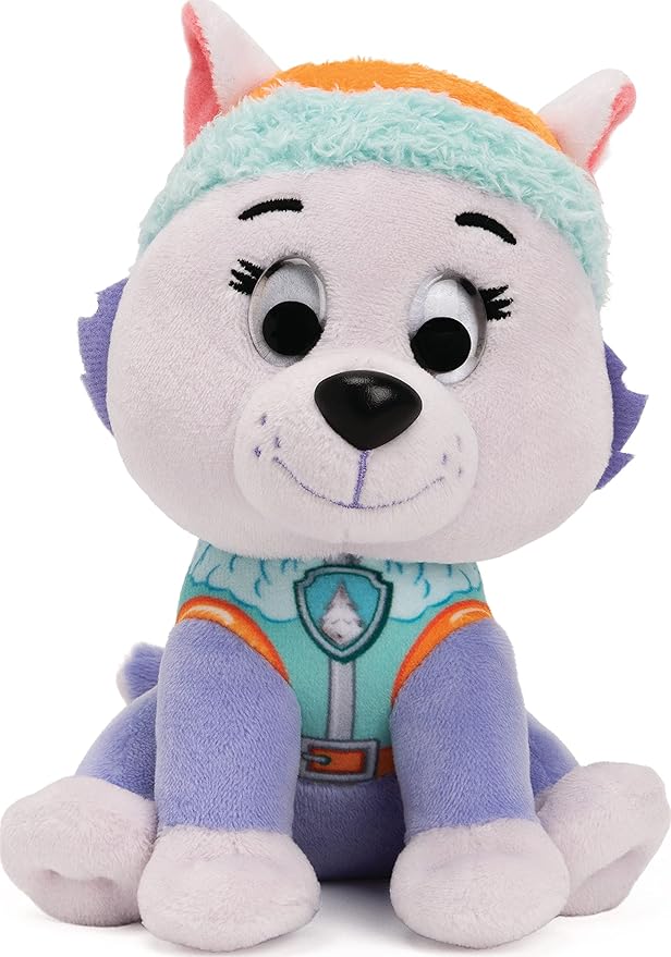 LA PAT’ PATROUILLE - PELUCHE GUND 15CM PAW PATROL - Peluche Chiot Pat' Patrouille Taille 15cm - Lavable En Surface - Jouet Premier Age - 6061061 - Jouet Bébé 12Mois et + - Modèle Aléatoire une pièce