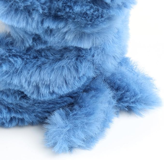 Plush Doll Clothes for Labubu - Cute Animal 17cm Doll Clothing, Premium Doll Accessories Clothes for Collectors or Display - Kawaii Dark Blue Shark Costume (No Dolls)