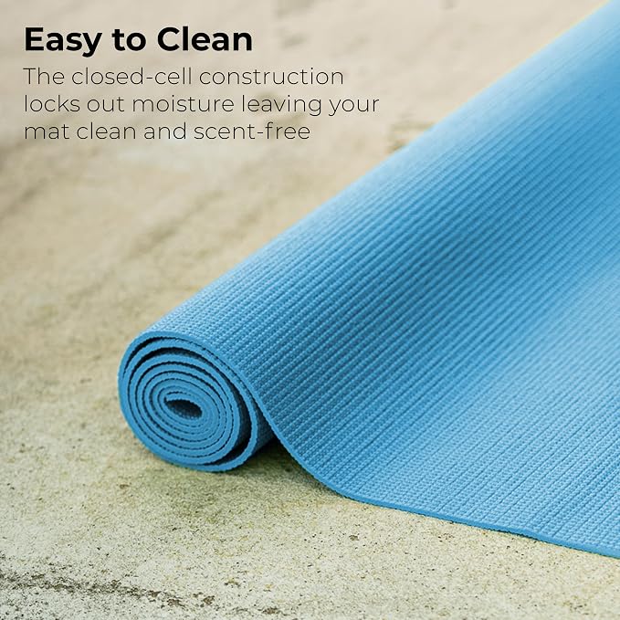 10-Pack Yoga Mat, 68" x 24" Non Slip Exercise Mat, 4mm Thick Gym Mat for Fitness and Stretching, Bulk Non Toxic Yoga Mats for Schools and Studios