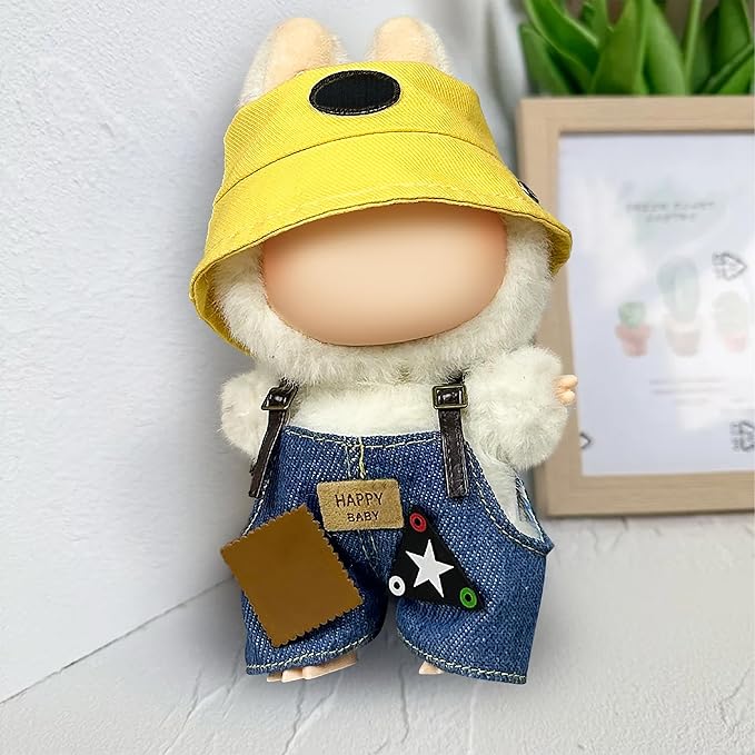 Clothes Fit for 27CM Doll, Fashion Doll Clothes Outfit Set Cute Theme Designer Toys Dress Accessories for Collector Fans Display (Star Yellow Hat)
