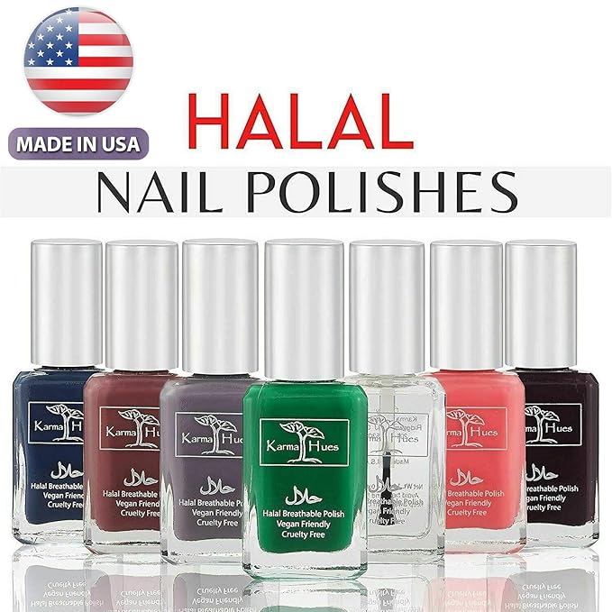 Karma Naturals Certified Halal Nail Polish - Breathable & Water Permeable, Wudu Friendly (Sarah)